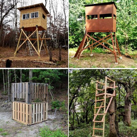 homemade deer hunting blind plans